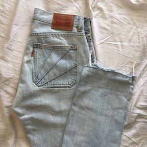 Rare light wash orange tab Levi’s